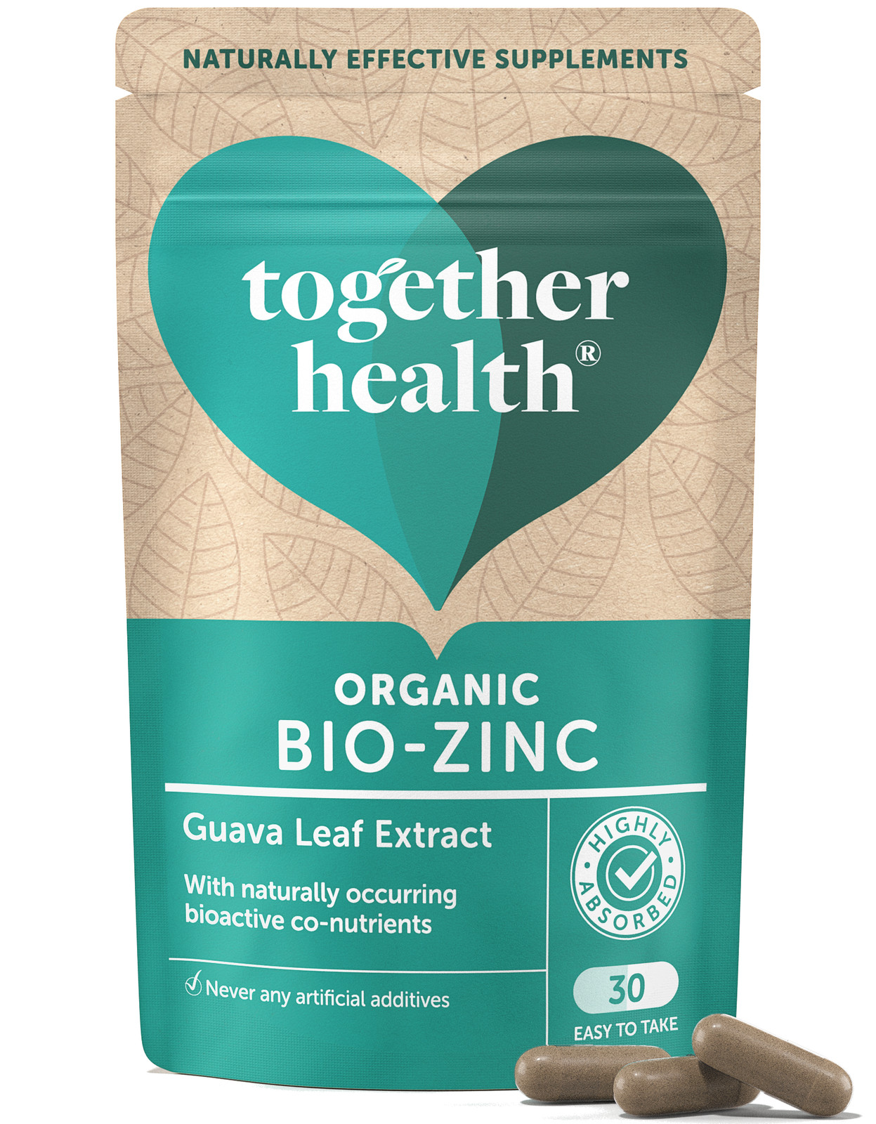 Together Health Together Organic Bio-Zinc from Guava 30 Capsules - 4 Pack - Image 4