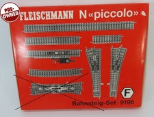 N Gauge Fleischmann 9196 Track Set F - Pre Ballasted Track - MISSING CROSSING