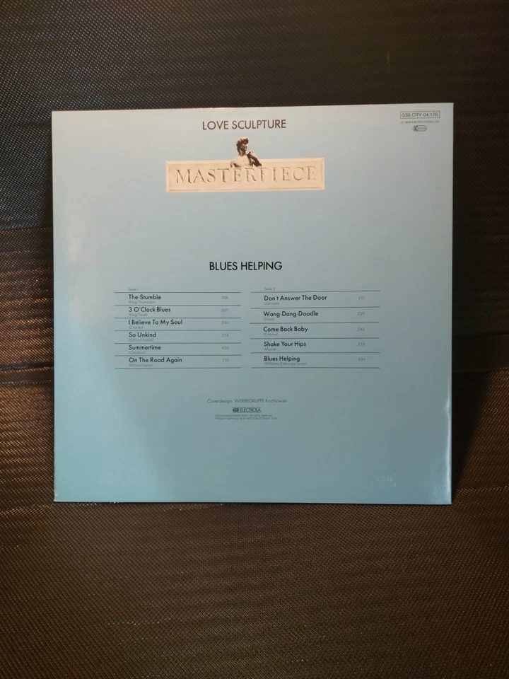 UNUSED Love Sculpture Blues Helping Nr. CRY 04176 LP GER SLEEVE/VINYL =M - Bild 2 von 4
