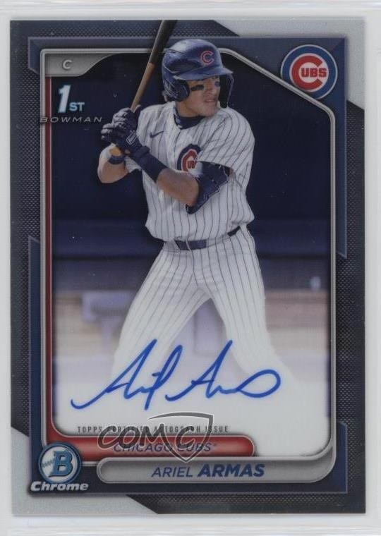 2024 Bowman Draft Chrome Prospect Auto Ariel Armas #CPA-AA Auto 1k7l