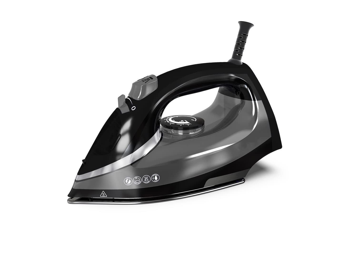 Corby Sherwood - Ferro da stiro a vapore 1600 W, colore: Nero (q1C)