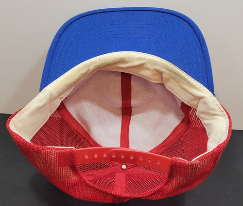 Vtg Carquest Hat Snapback Cap Red/Blue 80's Auto Parts Stores w/Blue Rope *Read - Picture 8 of 12