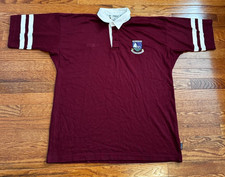 O'Neills Gaillimh Gaelic GAA Football Rugby Polo Shirt Jersey Mens 2XL Burgundy