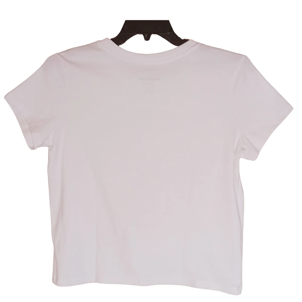 Women’s NASCAR RED, WHITE & BLUE  X-Large Crop Top Shirt - Image 4 of 4