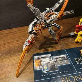 Bionicle Jaller & Gukko 8594 with Manual.  100% Complete Guaranteed