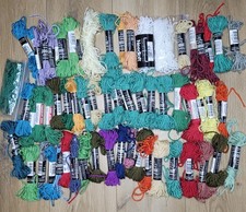 Big Lot 66  17 - 10 yd Skeins Needloft Plastic Canvas Yarn Various Colors  READ