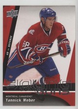 2009-10 Upper Deck Young Guns Yannick Weber #220 d9r