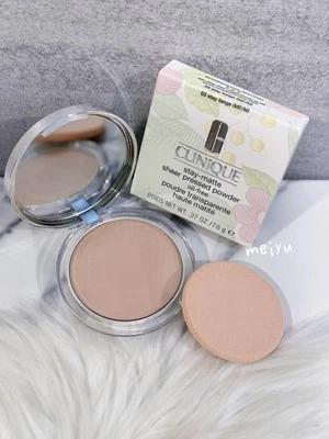 03 Stay Beige, Clinique Stay-Matte Sheer Pressed Powder Oil Free, 0.27/7.6g, NIB
