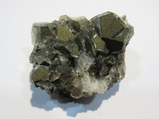 MD282 Calcit +Pyrit xx auf Kristallflächen Stbr. Holzen Arnsberg 5x4x3cm 57g rar