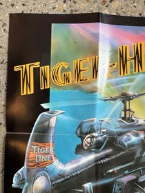 Vintage 1987 TIGER-HELI Nintendo NES Game Poster 11.5" x 16" ACL-TI-US Acclaim