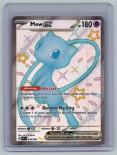 2024 Paldean Fates Mew EX Holo Secret Rare #216/91 on eBay