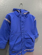 Vintage 90  s Wintergreen Kids Blue Zip Jacket Size M/L USA
