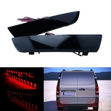 Für Mercedes W447 V-Klasse Vito 2014+ Schwarz Reflektor Stoßstange Rücklicht R+L