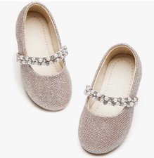 Girls Flat Shoes Mary Jane Shoes Slip On Ballet Flats Wedding Party Shoes