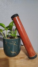 Hand Made Rainstick Hand Decorated Percussion Instrument Bamboo 12in