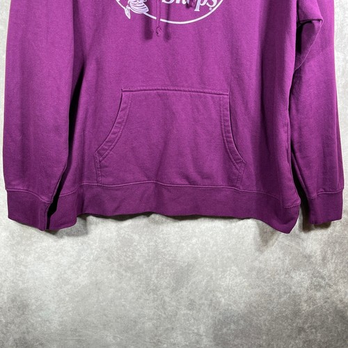Bass Pro Shop Hoodie Sweatshirt Mens Size 2XL Purple Pullover Long Sleeve Pocket - Picture 3 of 8