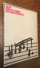 1978 Drum Corps International Yearbook - DCI, Blue Devils, Phantom Regiment, SCV
