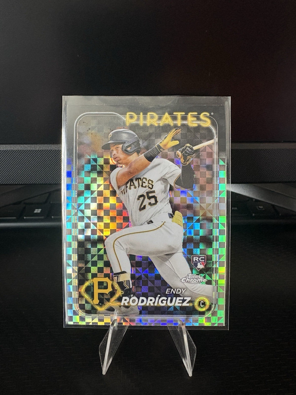 2024 Topps Chrome - Endy Rodriguez #295 X-Fractor (RC)