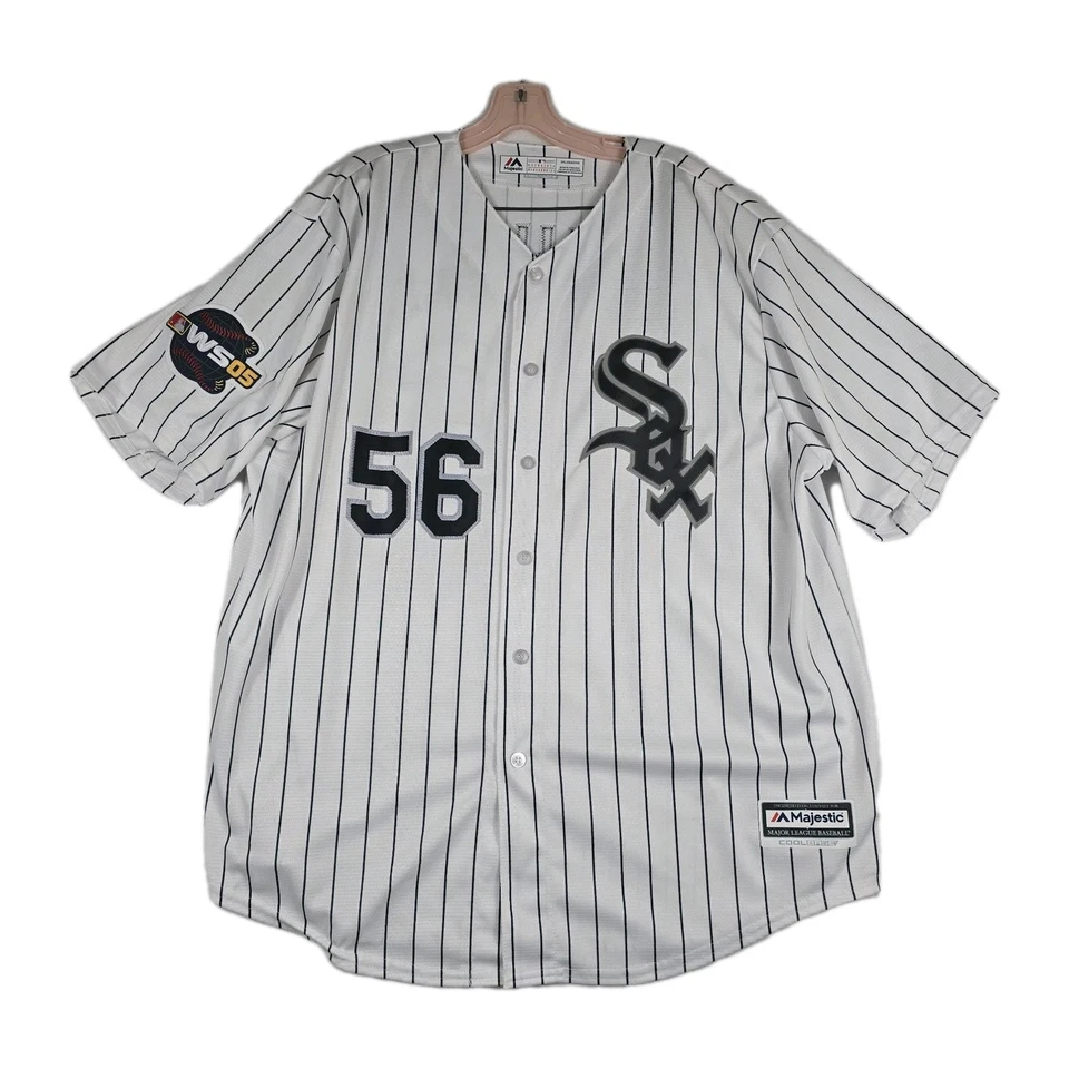 Camiseta blanca local para hombre Mark Buehrle Chicago White Sox 2005 Serie Mundial 2XL Foto 2 de 4