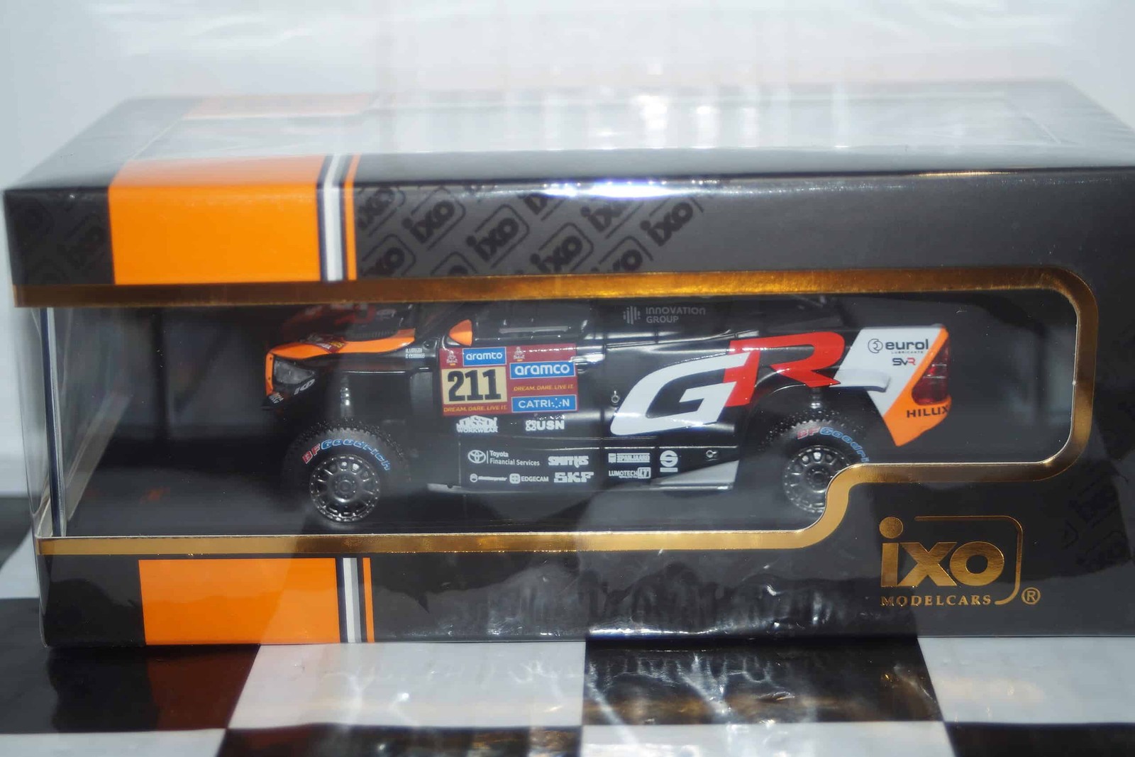 IXO Toyota GR DKR Hilux EVO 2nd Rally Dakar #211 2025 1:43 RAM985B.22