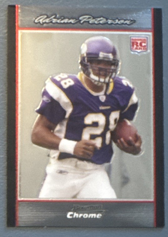 Adrian Peterson 2007 Bowman Chrome HOF Rookie Card #bc65 (7810)