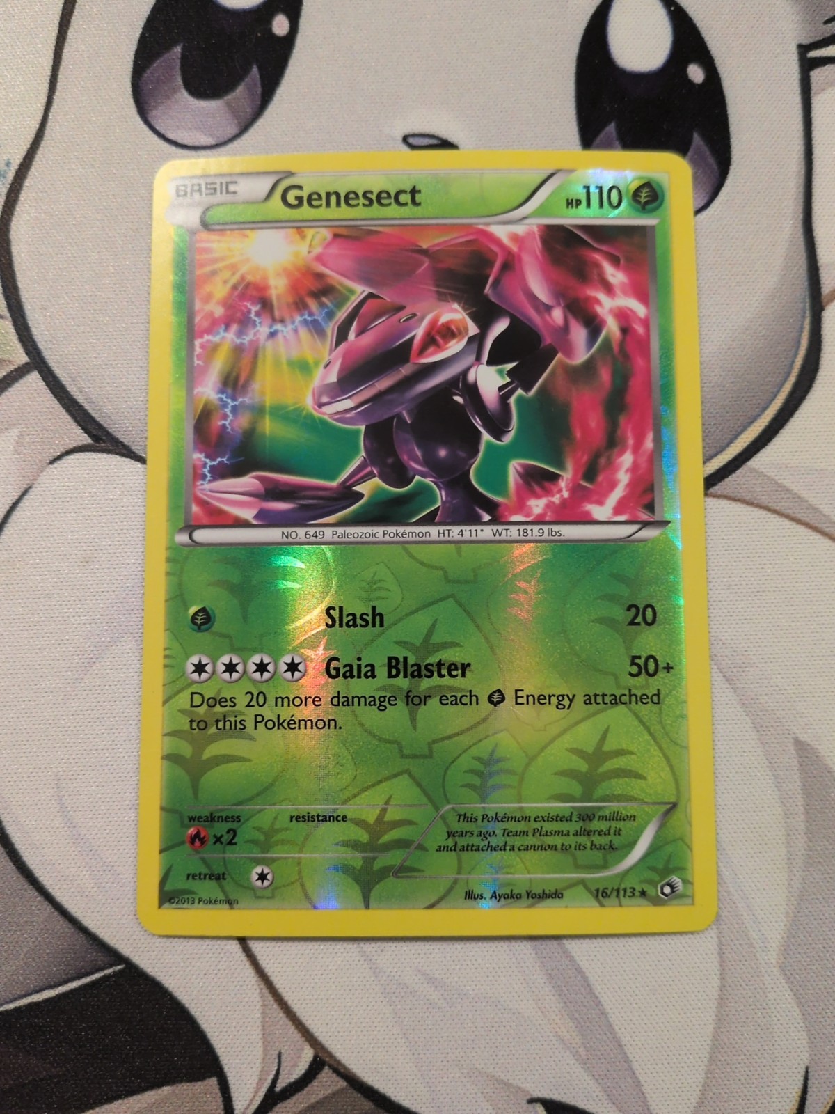 Genesect Legendary Treasures Reverse Holo Rare Card #16/113