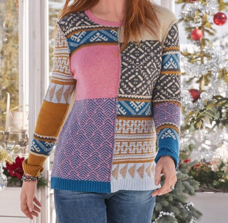 Sundance Fields of Fair Patchwork Pullover Tunic … - image 10