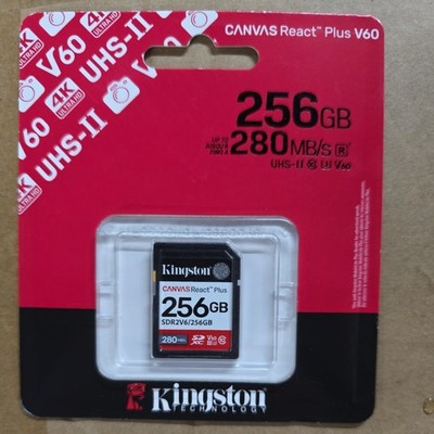 256GB Canvas React Plus SD Card | Up to 280MB/s | High Performance Photograph...