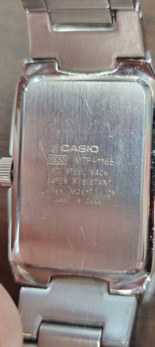 HERREN CASIO UHR - EDELSTAHL - NEUE BATTERIE - LÄUFT SUPER - GEBRAUCHT TOP - Bild 6 von 8