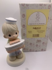 1999 Precious Moments Porcelain Figurine 635243 "Thank You For Your Membership"