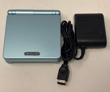 Nintendo Game Boy Advance SP Pearl Blue GBA SP AGS-101 - NEW SHELL/BATTERY READ