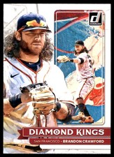 Brandon Crawford 2022 Donruss #26 Giants MLB READ FREE SHIPPING AutographDen