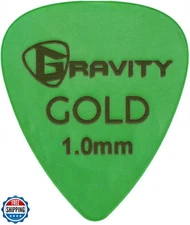 Gravity Gold Series Guitar Picks - Ideal For Beginners and Professionals - Pa