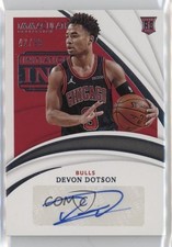 2020-21 Panini Immaculate Initiation Ink 42/99 Devon Dotson #INI-DEV Auto 17u0