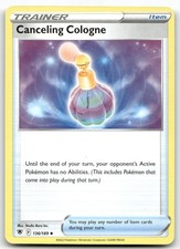 Canceling Cologne Pokemon SWSH10: Astral Radiance 136/189 Uncommon NM