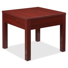 Lorell LLR61623 Occasional Corner Table 24"x24" Mahogany