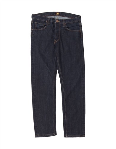 LEE Herren Daren Straight Jeans W33 L32 dunkelblau Baumwolle DS22