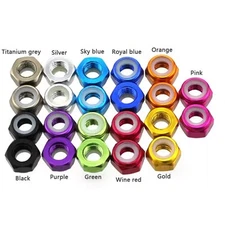 M2 M2.5 M3 M4 M5 M6 M8 Hex Nyloc Nylock Nylon Insert Locking Nuts-Aluminum Alloy