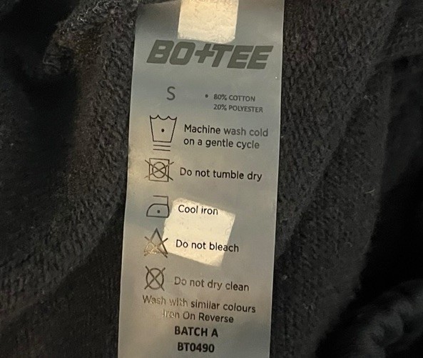 Bo+Tee Cotton Fleece Midrise Joggers Small In Black image 7
