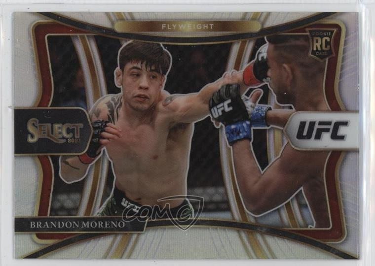 2021 Panini Select UFC Premier Level Silver Prizm Brandon Moreno #160 1rr7