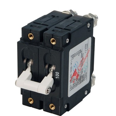 Blue Sea 7258 C-Series Double Pole Circuit Breaker - 100A 7258 UPC 632085072582