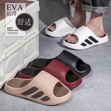 Men's EVA Slides High Aesthetic Anti-Slip Thick Bottom Beach Cool Slippers New