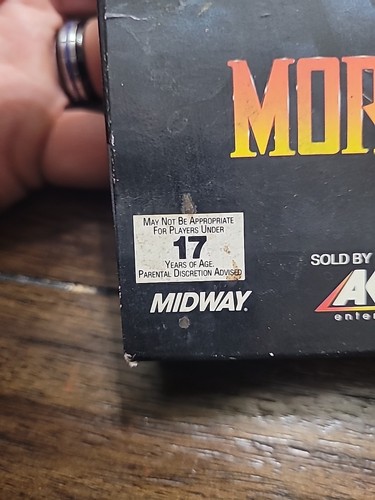 Tested! SNES Mortal Kombat II Rated 17+ Original Box With Game And Plastic Case - Picture 17 of 21