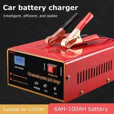 Car Battery Charger Heavy Duty 12v24v Smart Automatic Intelligent Pulse Repair
