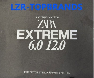 Zara Heritage Selection EXTREME 6.0 12.0 Eau De Toilette 2x80ml Herren