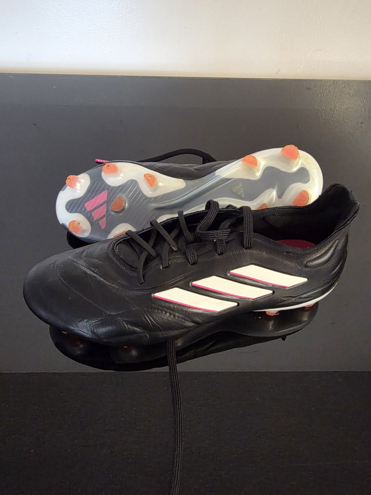 Adidas Copa Pure .1 FG  Soccer Cleats Size US 8 Men's  Black/Pink NO BOX thumbnail 3