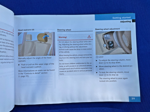 2004 Mercedes W163 ML350 ML500 ML 350 500 Class Owners Manual Set Black Case OEM - Picture 6 of 12