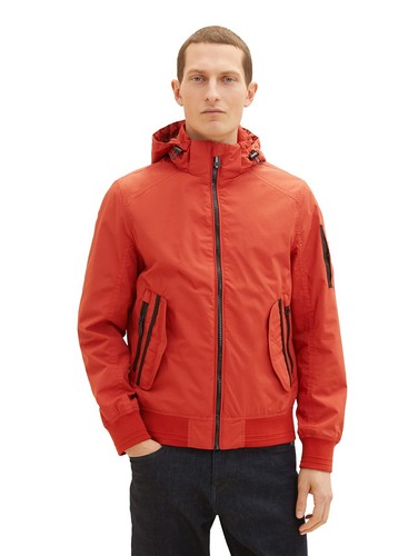 TOM TAILOR Maglietta, Uomo, Arancione (Washed Out Orange Grindle 31506), XL