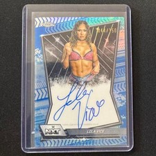 👟LQ 2026 TOPPS CHROME WWE NXT AUTO BLUE REFRACTOR /150 LOLA VICE