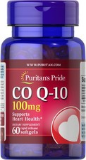 Puritan's Pride Q-SORB Co Q-10 100 mg - 60 Rapid Release Softgels